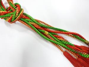 正絹　手組帯締め